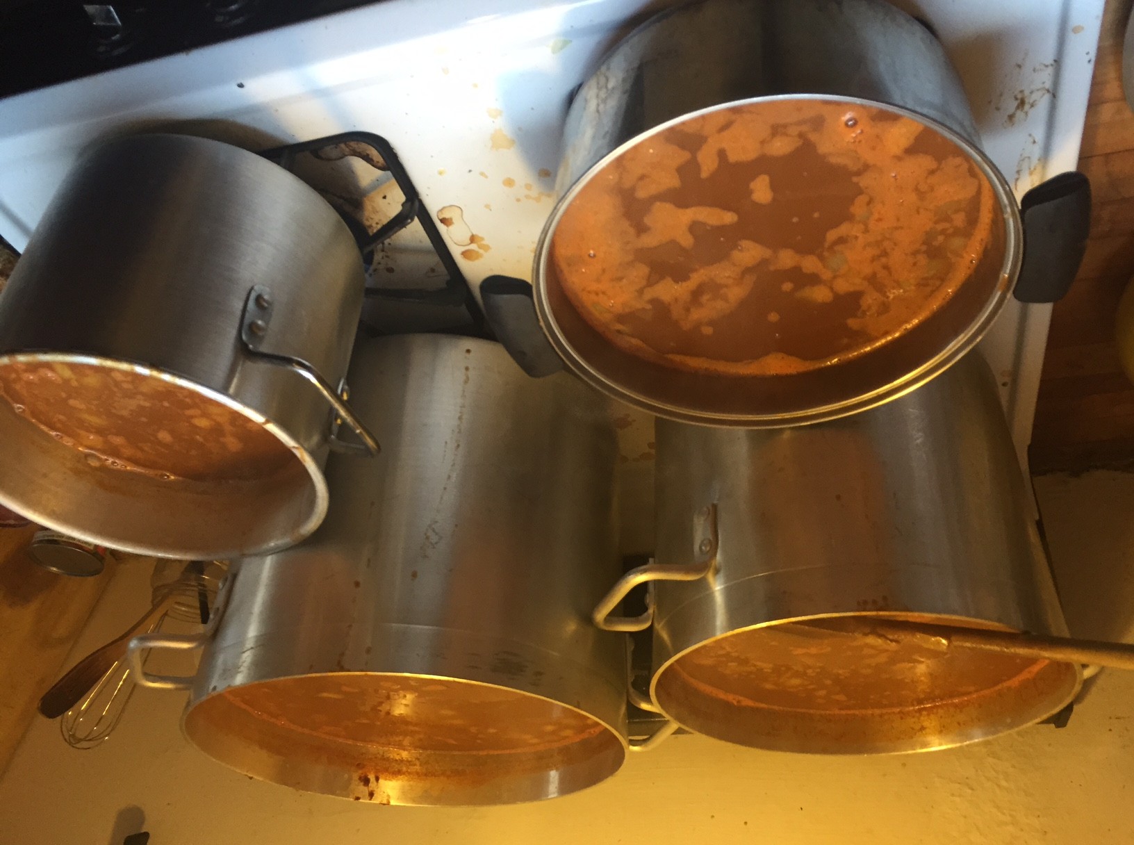 Lentil soup for 300!